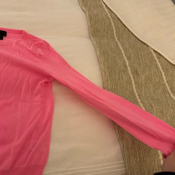 Pink Italian Cashmere j.crew sweater NEVER WORN - Picture 3 of 5